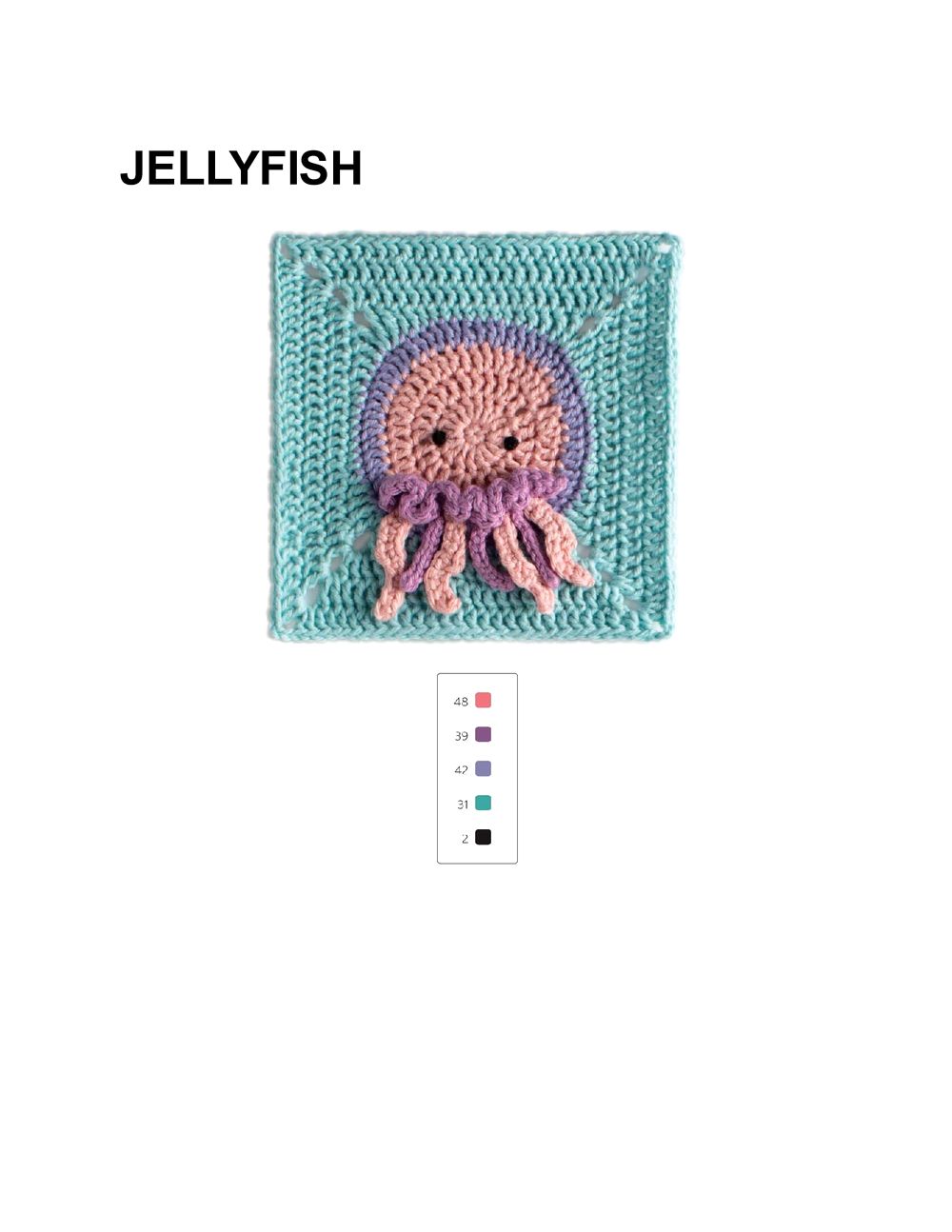 Коллекция "бабушкиных квадратов" в книге «3D Animal Granny Squares»