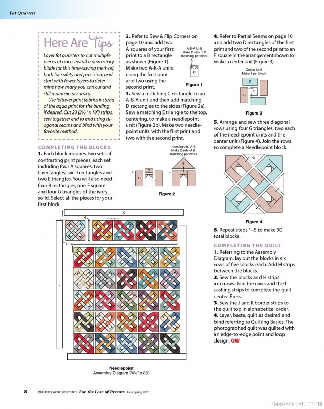 Коллекция проектов для рукодельниц в журнале «Quilter's World Special Edition - Late Spring 2025»