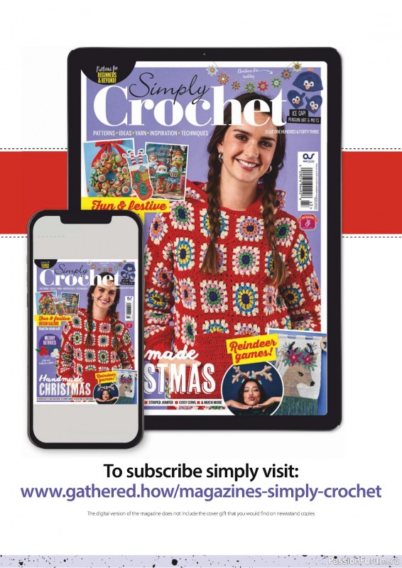 Вязаные проекты крючком в журнале «Simply Crochet №144 2023»