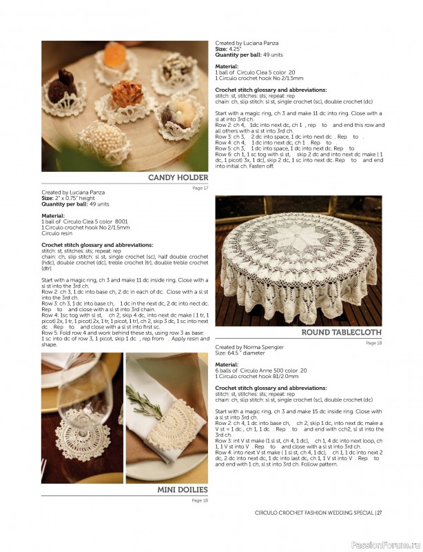 Вязаные проекты в книге «Circulo Fashion Crochet 2020»