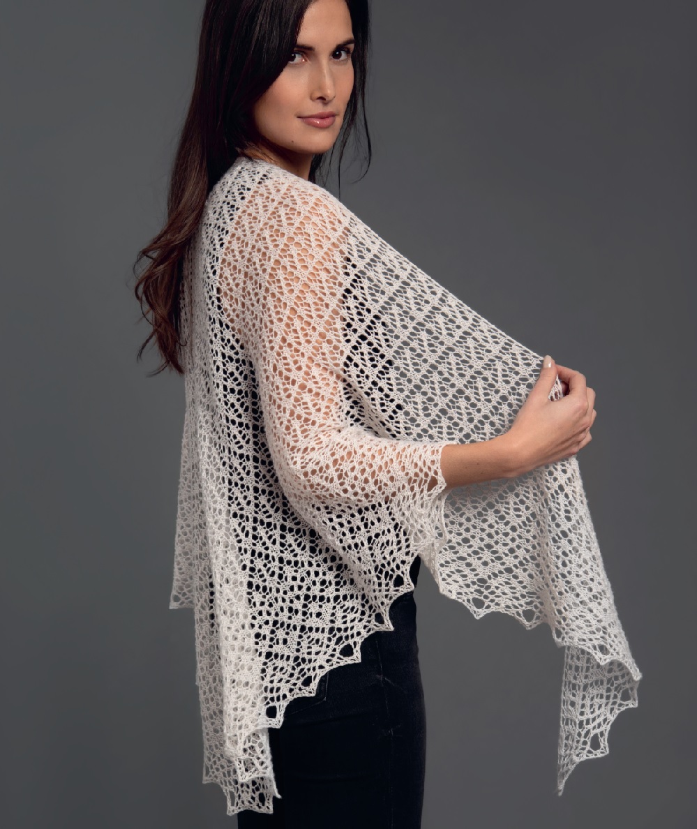 Коллекция ажурных проектов в книге &laquo;Lace Knit Shawls, Sweaters, Socks &amp; Hats&raquo;