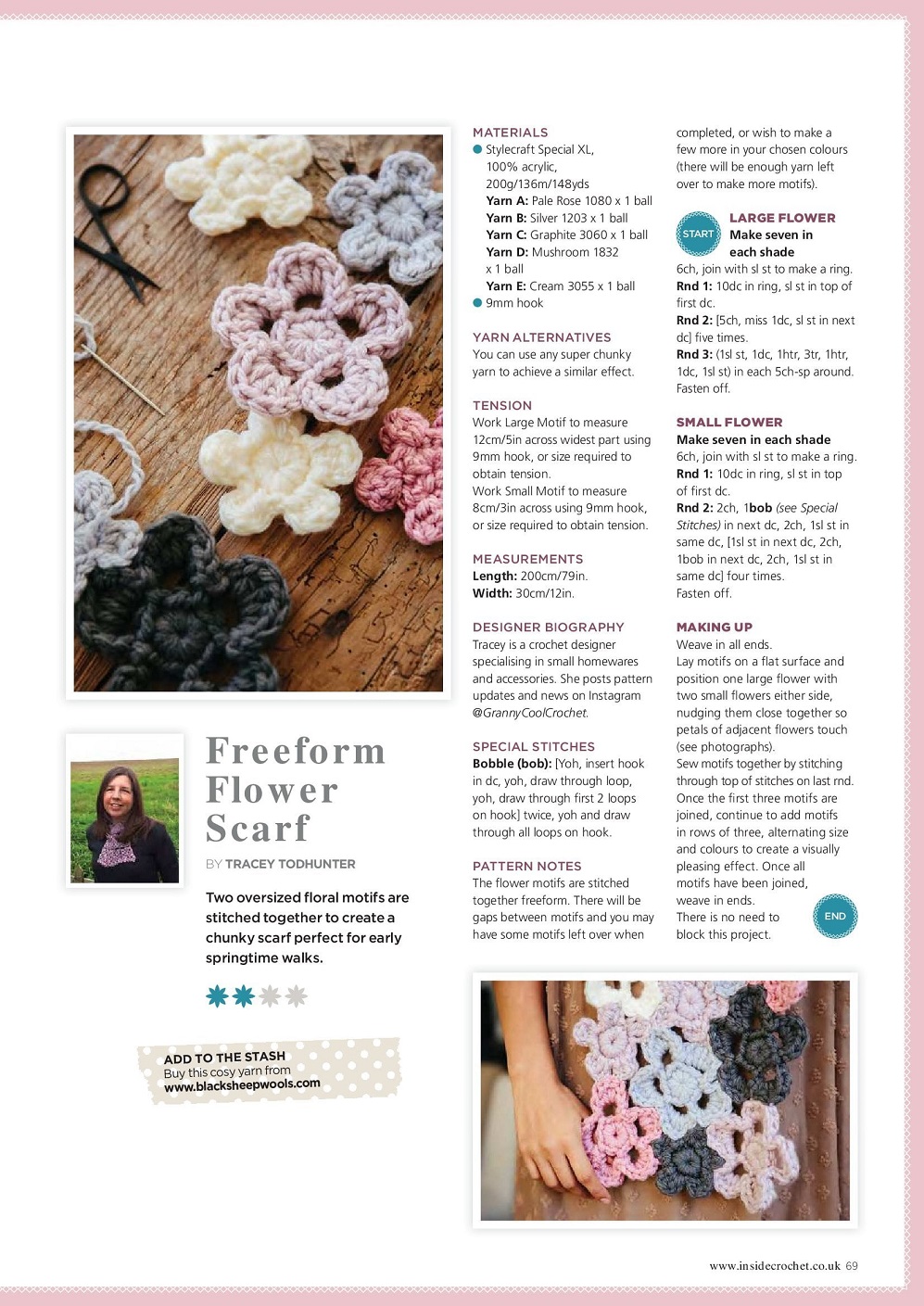 Вязаные модели одежды в журнале "Inside Crochet №144 2022"