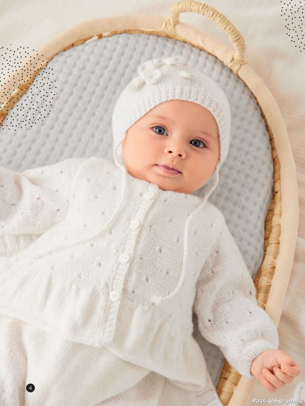 Вязаные модели для детей в журнале «Baby Maschenmode №60 2024»