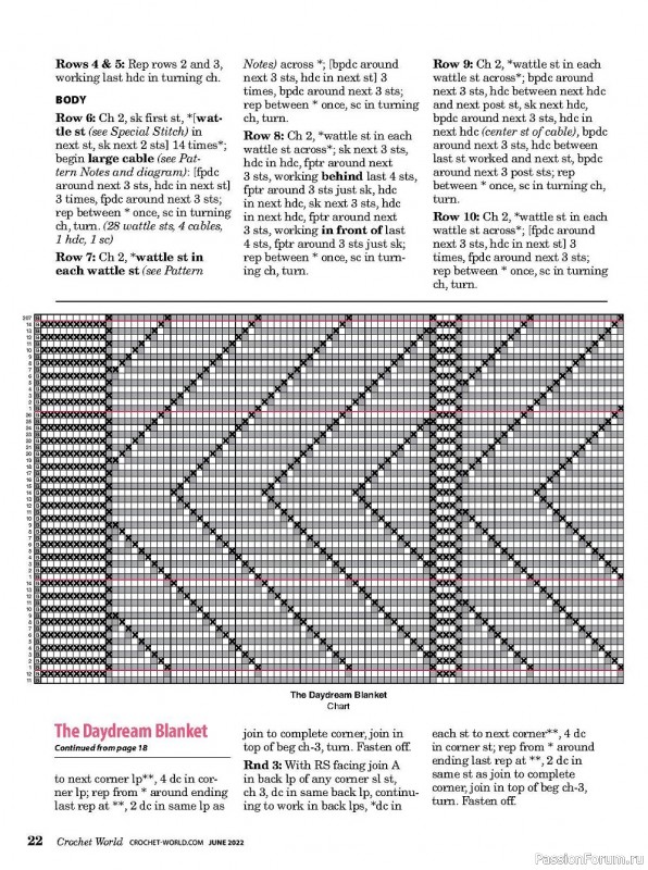 Вязаные проекты крючком в журнале «Crochet World Vol.45 №3 2022»