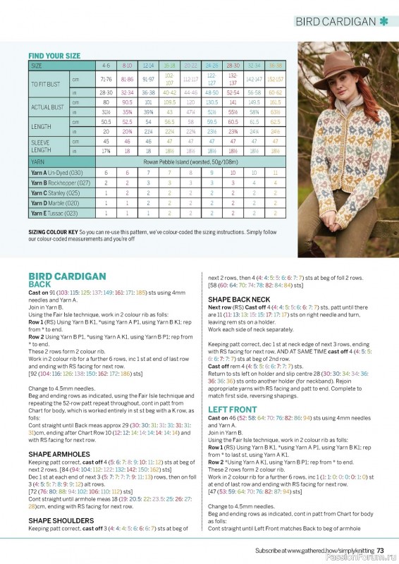 Вязаные проекты крючком в журнале «Simply Knitting №249 2024»