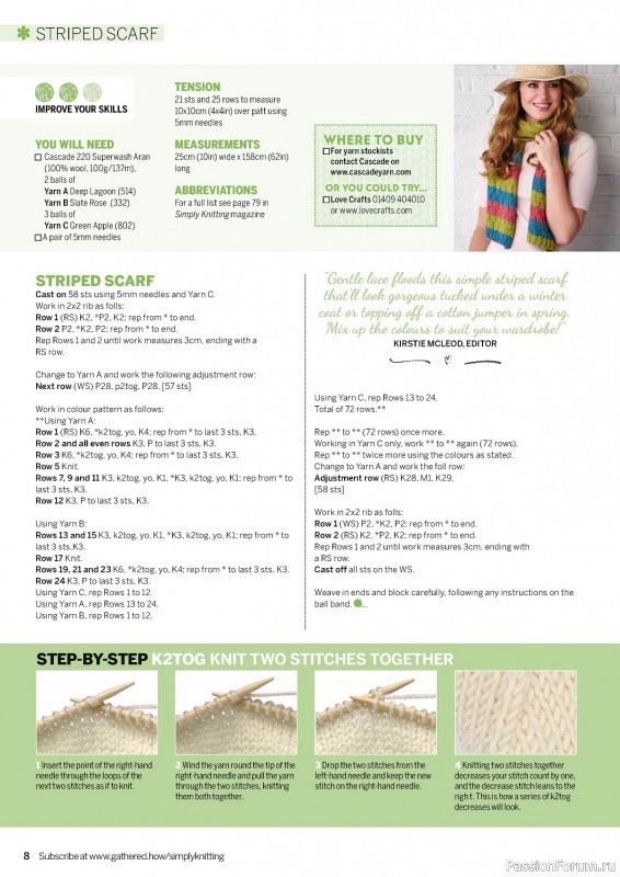 Вязаные проекты крючком в журнале «Simply Knitting №250 2024»