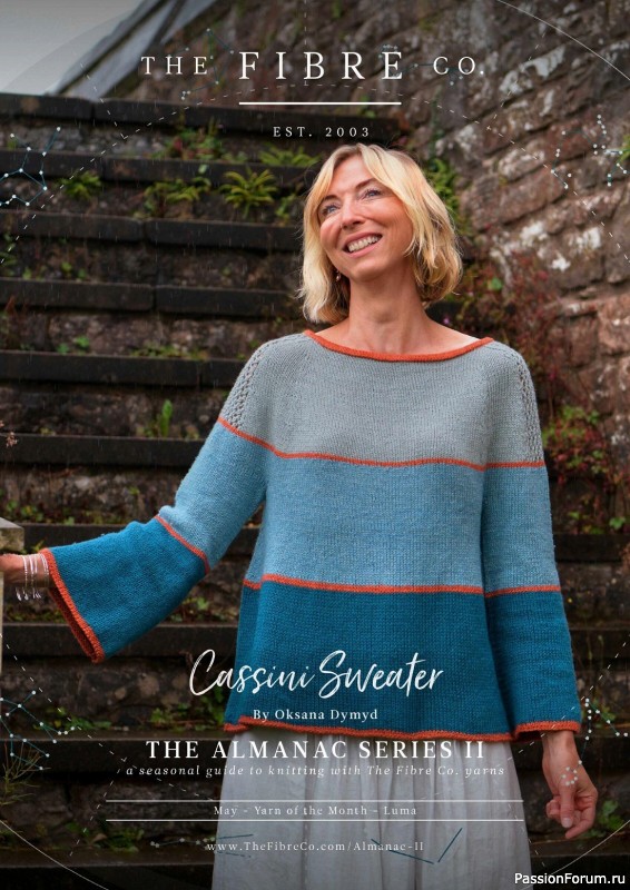 Вязаные проекты спицами в журнале «The Knitter №189 2023»