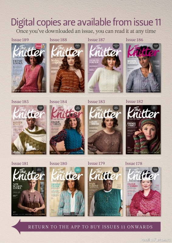 Вязаные проекты спицами в журнале «The Knitter №194 2023»