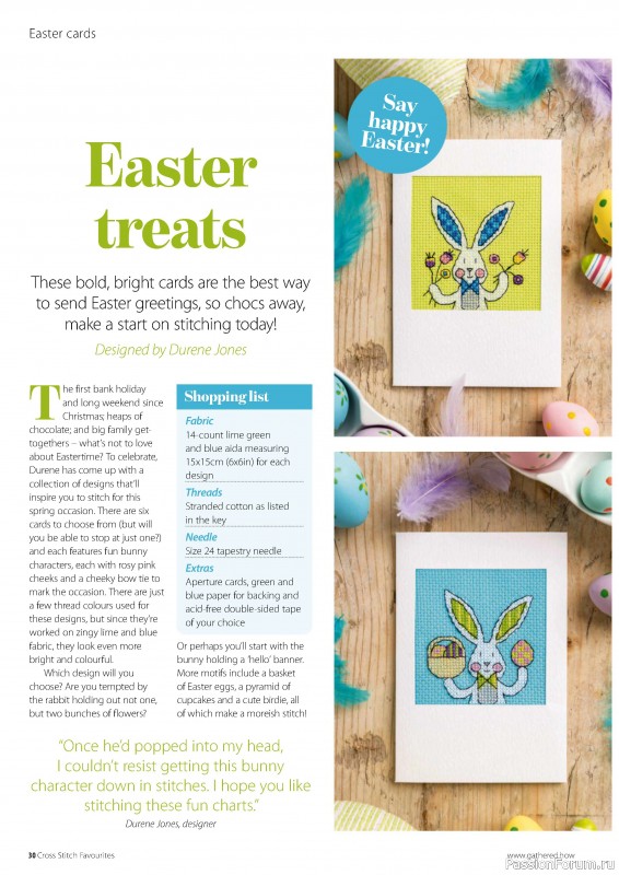 Коллекция вышивки в журнале «Cross Stitch Favourites - The Cards 2024»