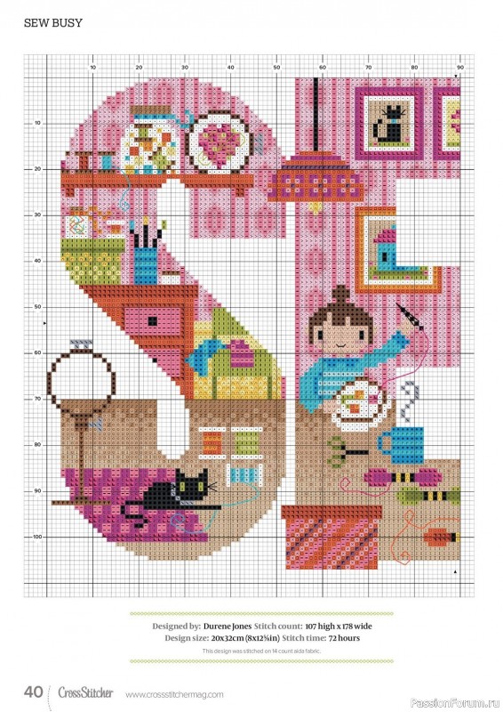 Коллекция вышивки в журнале «CrossStitcher №400 2023»