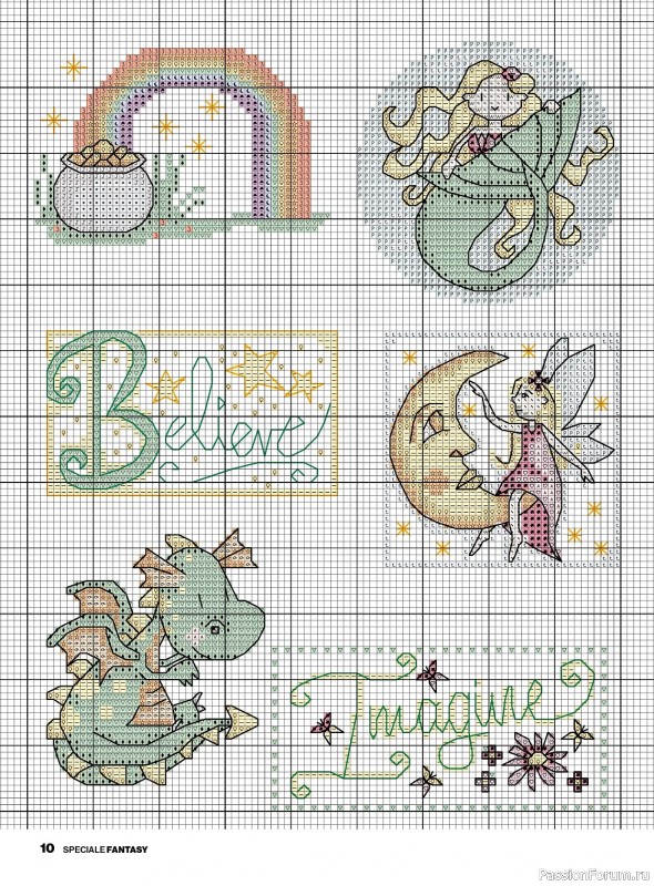 Коллекция вышивки в журнале «I Love Punto Croce Speciale №14 2023»