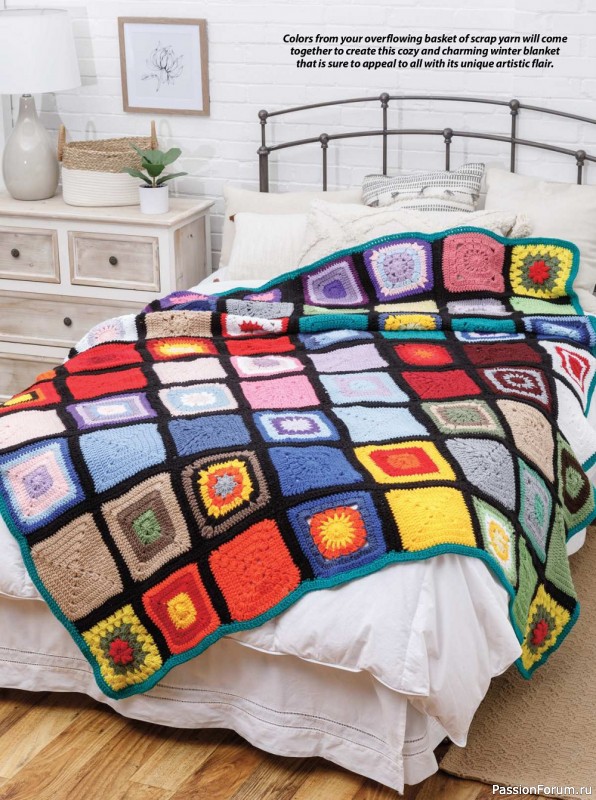 Вязаные проекты крючком в журнале «Crochet World - December 2022»