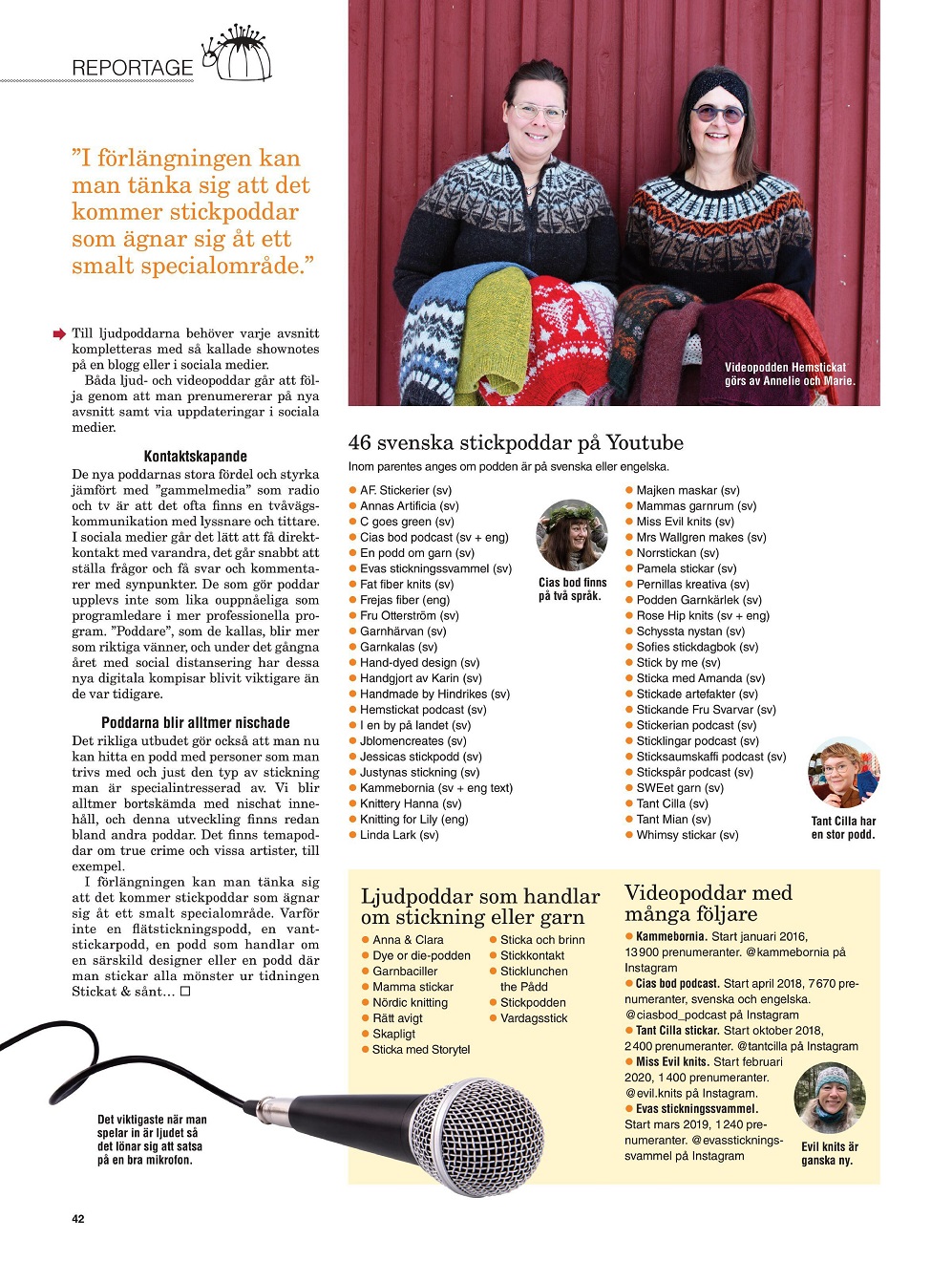 &quot;Stickat &amp; Sant&quot; №1 202 &mdash; шведский журнал по вязанию и рукоделию
