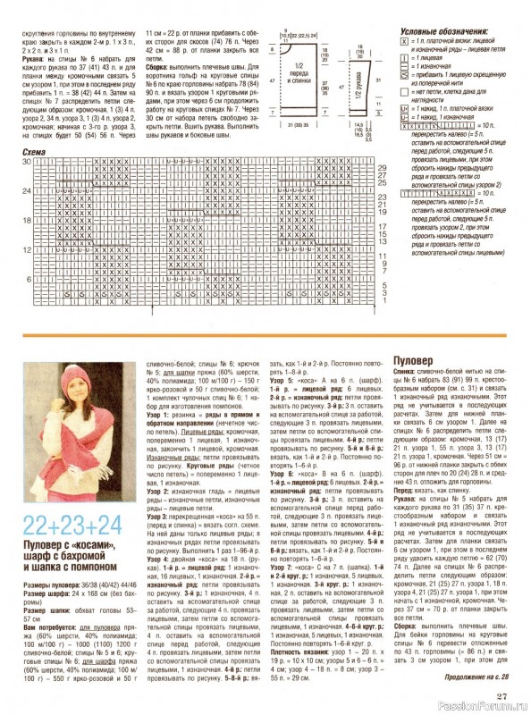 Вязаные модели в журнале «Сабрина №12 2022»