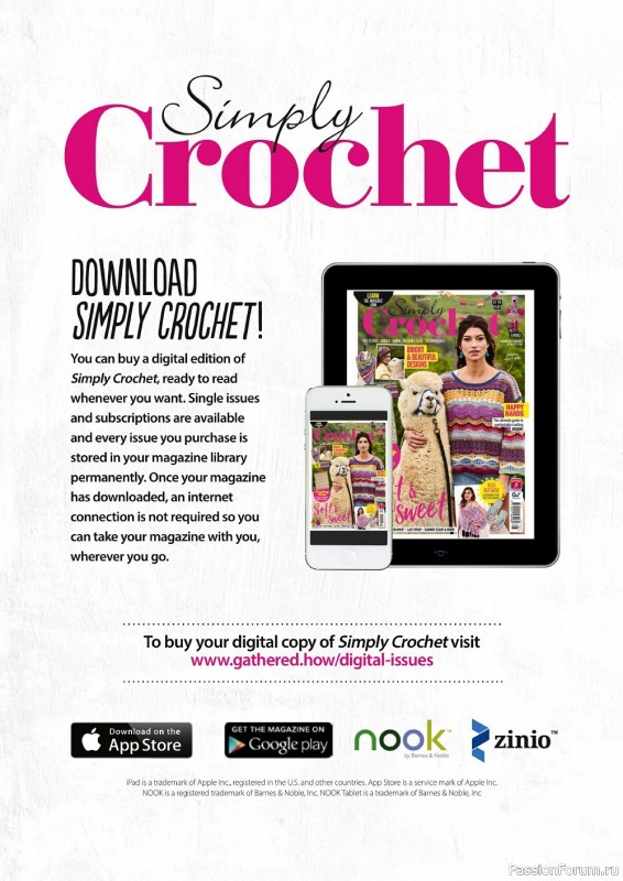 Вязаные проекты крючком в журнале «Simply Crochet №126 2022»