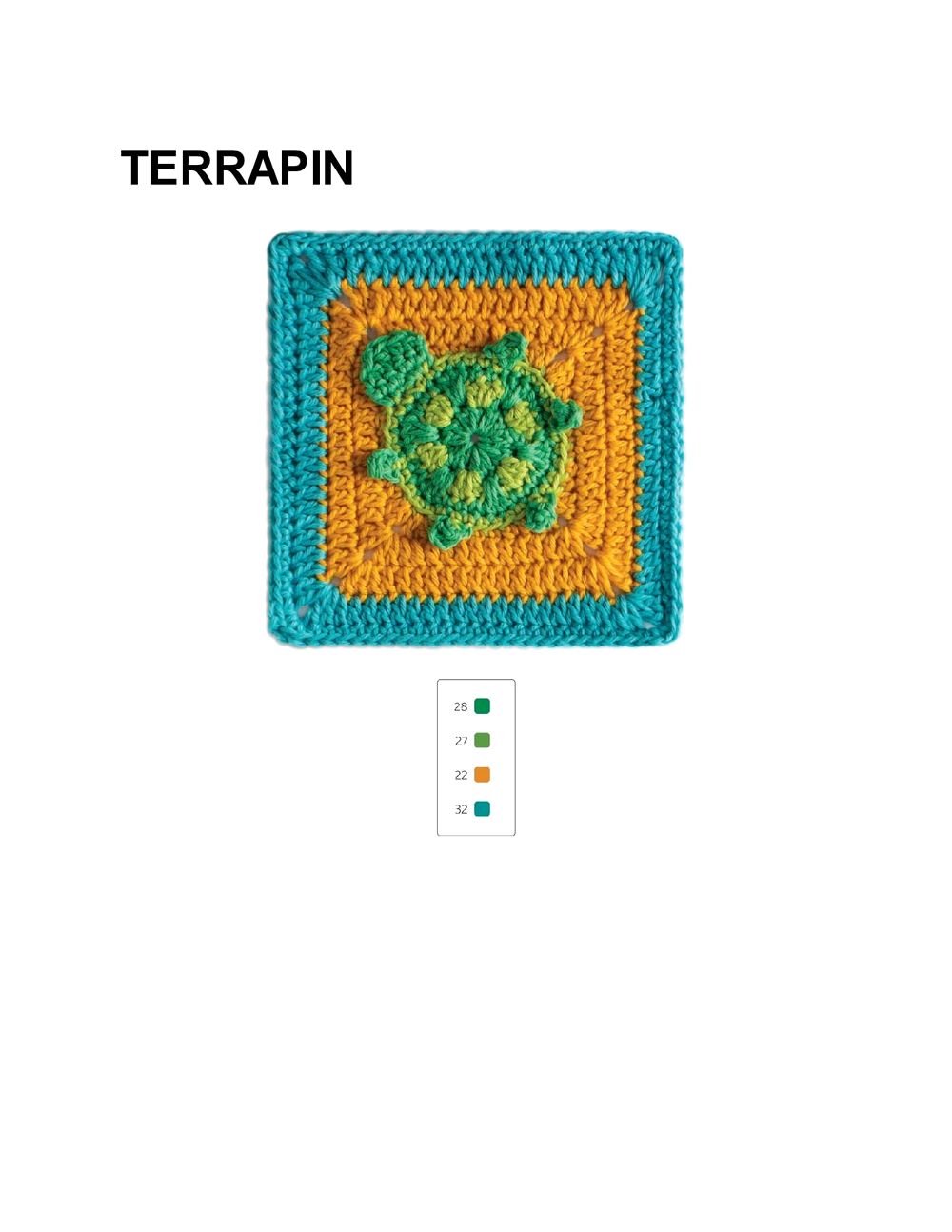 Коллекция "бабушкиных квадратов" в книге «3D Animal Granny Squares»