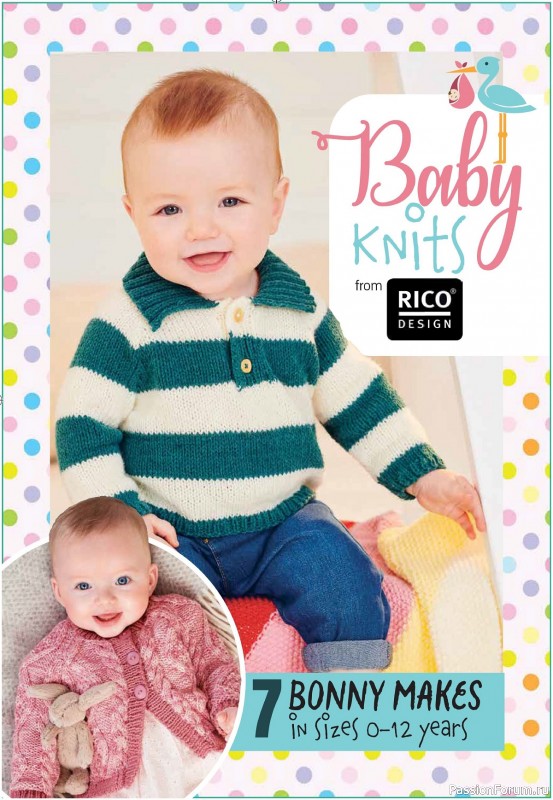 Вязаные модели в журнале &laquo;Baby Knits 2024&raquo;