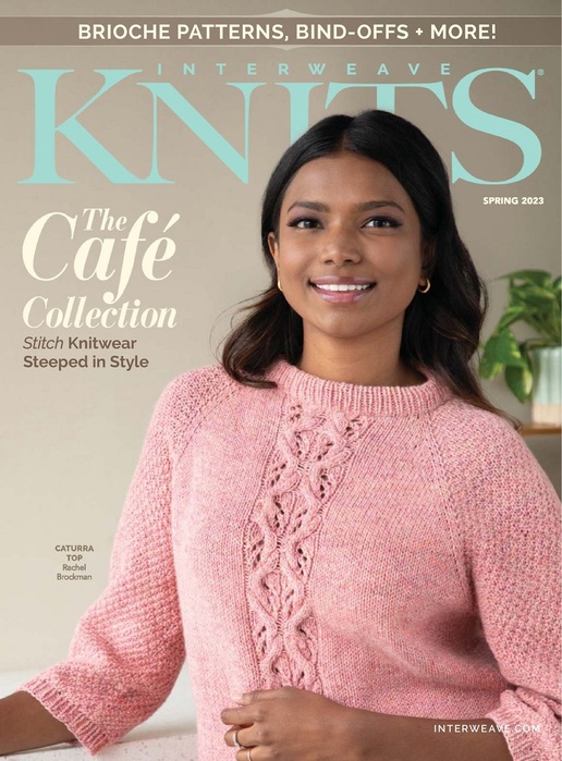 Вязаные модели в журнале &laquo;Interweave Knits - Spring 2023&raquo;