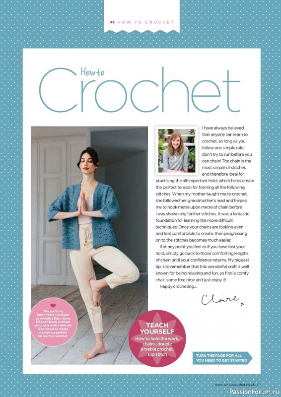 Вязаные проекты крючком в журнале «Inside Crochet №151 2022»