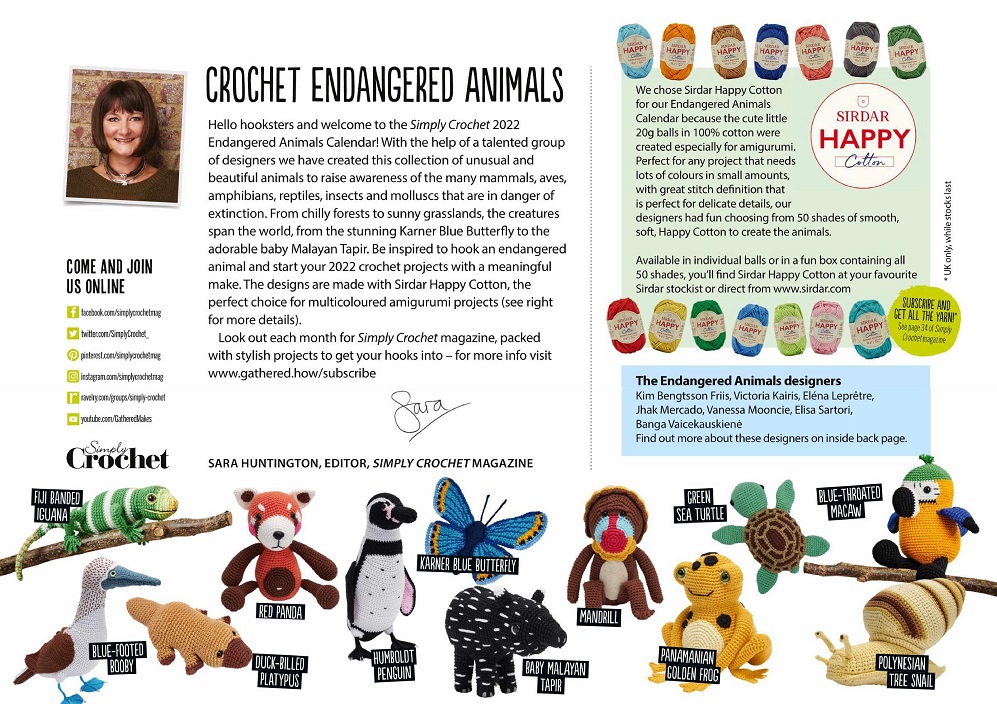 Идеи для тех, кто вяжет крючком в журнале "Simply Crochet" №117 2021