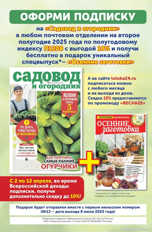 Коллекция кулинарных рецептов в журнале «Салат Салатыч №3 2025»