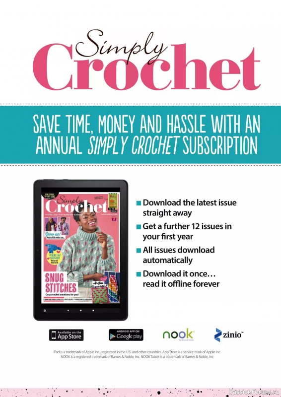 Вязаные проекты крючком в журнале «Simply Crochet №158 2025»