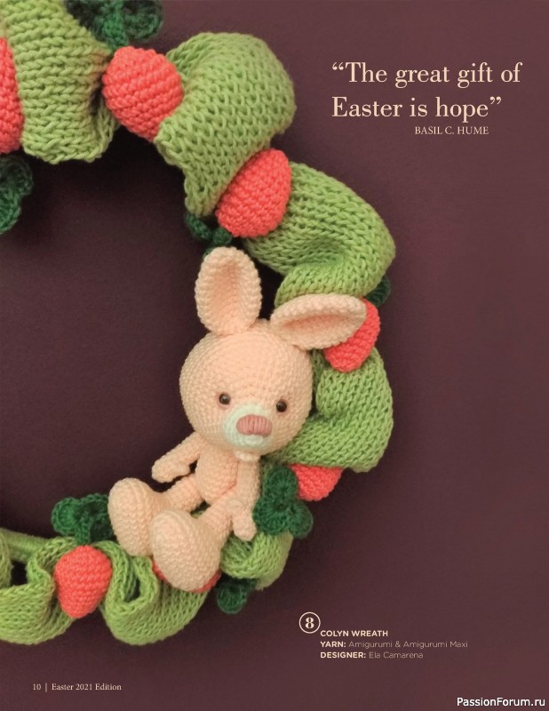 Вязаные проекты в журнале «Easter Ebook 2021»