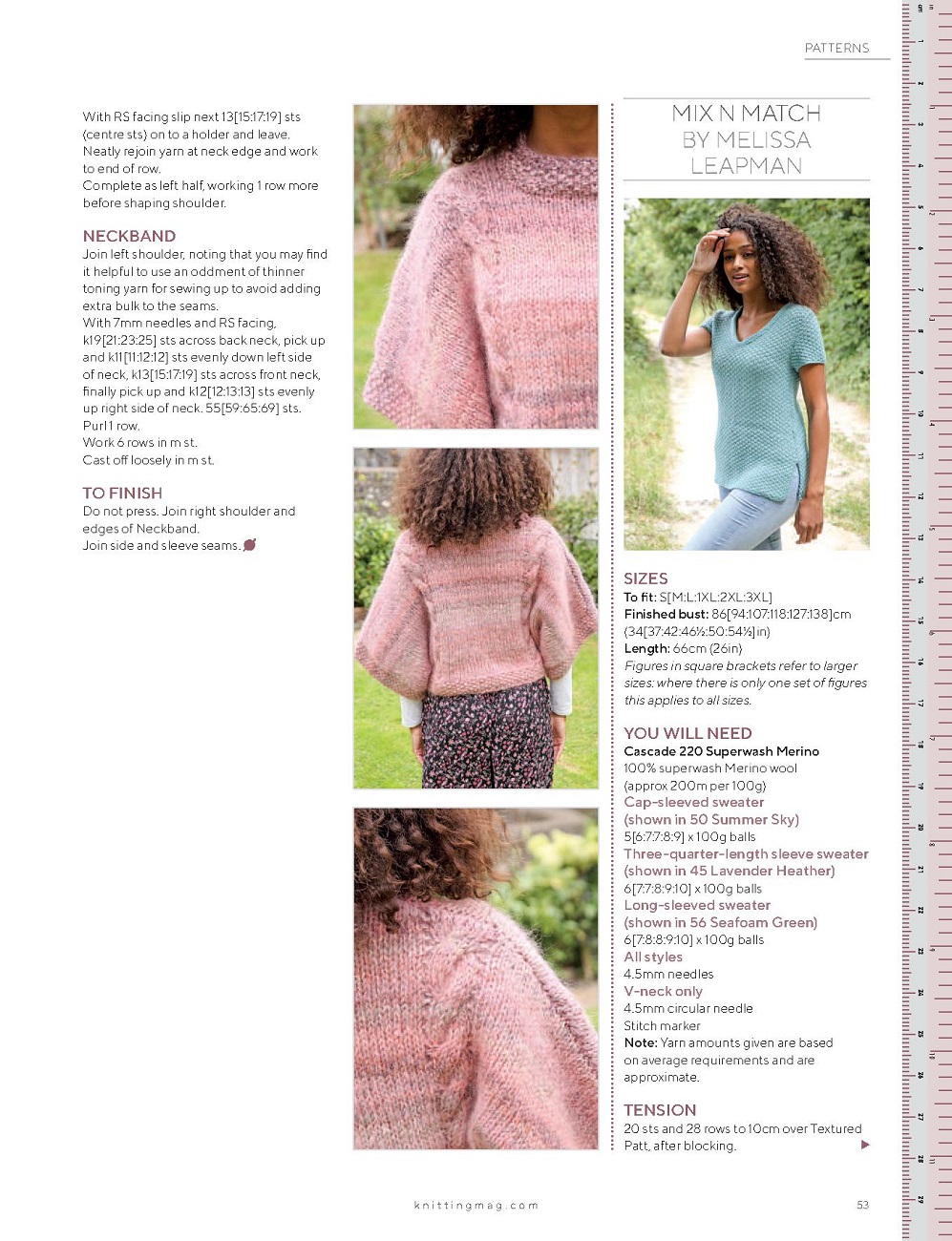Модные и современные вязаные изделия и узоры в журнале &quot;Knitting&quot; №224 2021
