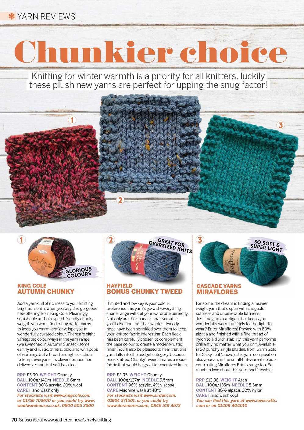 Вязаная одежда для взрослых и детей в журнале &quot;Simply Knitting №220 2022&quot;