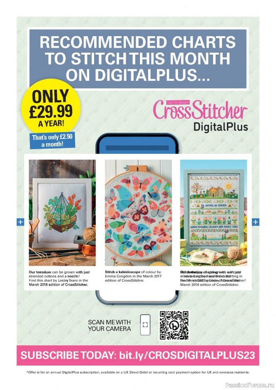 Коллекция вышивки в журнале «CrossStitcher №393 2023»