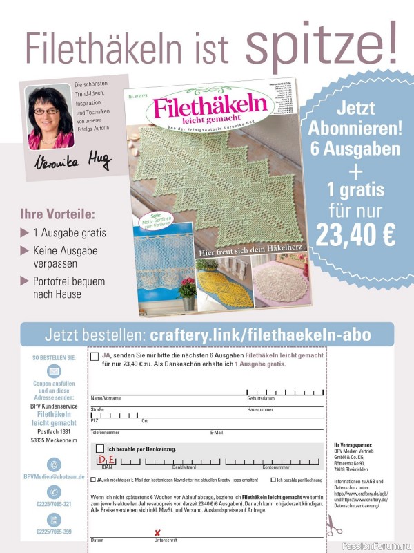 Вязаные проекты крючком в журнале «Freude am Handarbeiten Sonderheft FH144 2023»