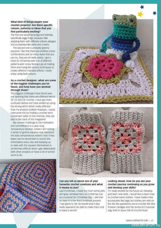 Вязаные проекты крючком в журнале «Crochet Now №111 2024»