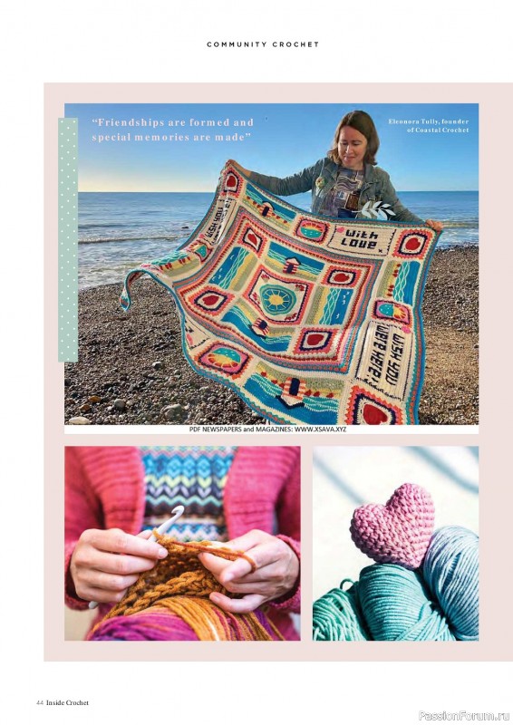 Вязаные проекты крючком в журнале «Inside Crochet №156 2023»