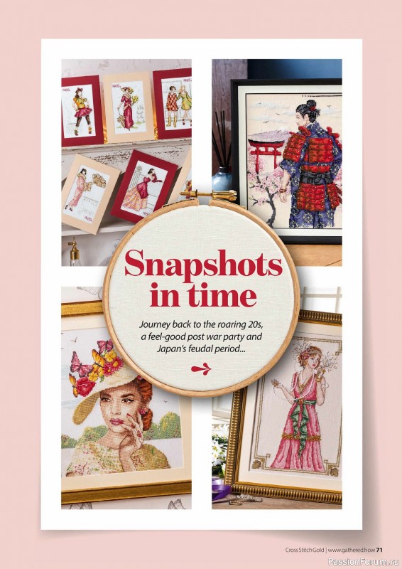 Коллекция вышивки в журнале «Cross Stitch Gold - Figures Collection 2023»