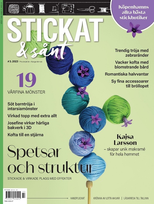 Коллекция проектов для рукодельниц в журнале &laquo;Stickat &amp; Sant №3 2023&raquo;