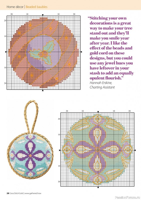 Коллекция вышивки в журнале «Cross Stitch Gold - Christmas Collection 2023»