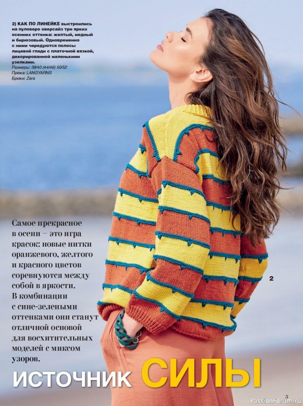 Вязаные модели в журнале «Сабрина №10 2023»