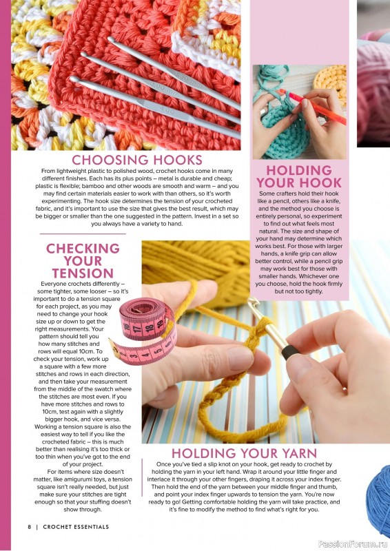 Вязаные проекты крючком в журнале «Simple Crochet Patterns - 1st Edition 2025»