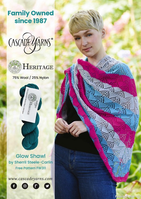 Вязаные проекты спицами в журнале «Simply Knitting №236 2023»