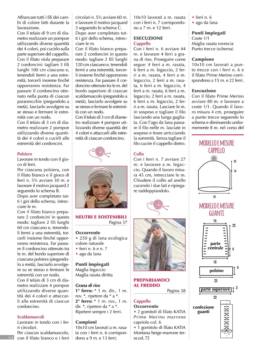 Женские модели спицами для весны и лето. &quot;Piu Maglia Cappelli - Accessori&quot; №3 2021