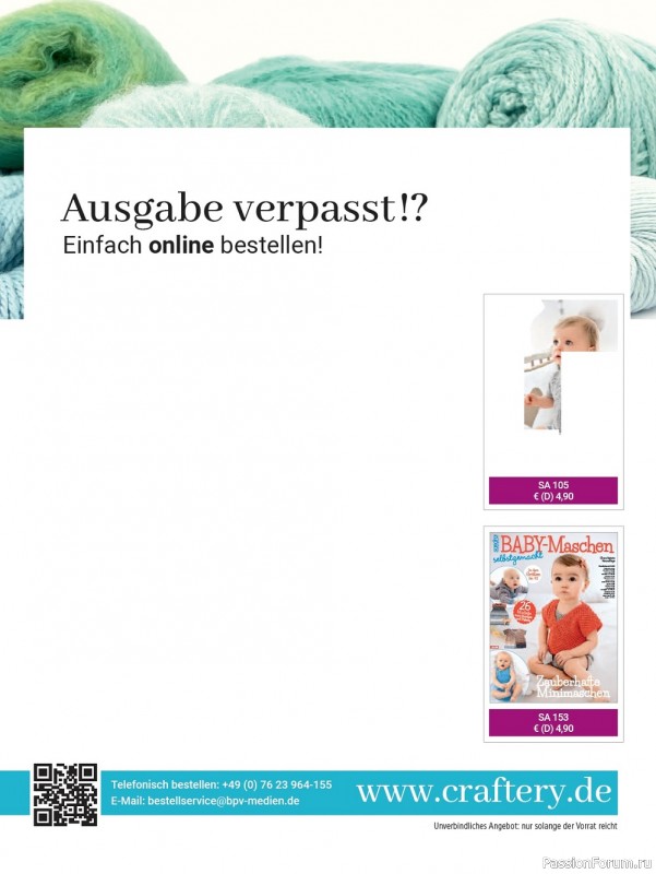 Вязаные модели для детей в журнале «Baby Maschenmode №53 2022»