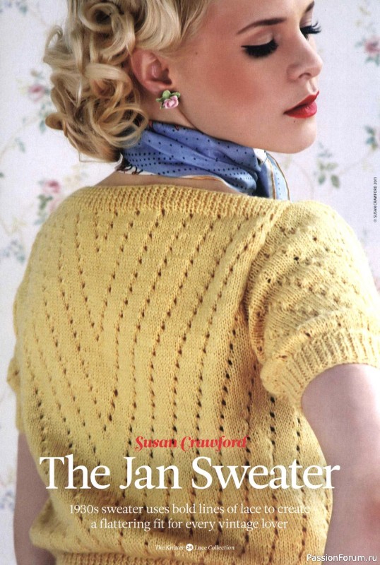 Вязаные проекты спицами в журнале «The Knitter. Lace Collection 2012»