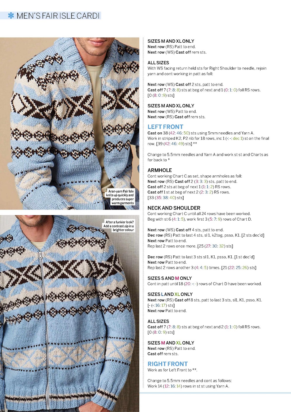 Вязаная одежда для взрослых и детей в журнале &quot;Simply Knitting №220 2022&quot;