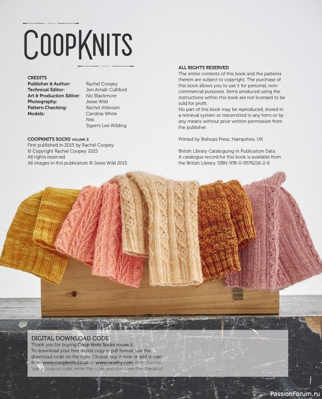 Коллекция моделей носков в книге «Coop Knits Socks: Volume 2»