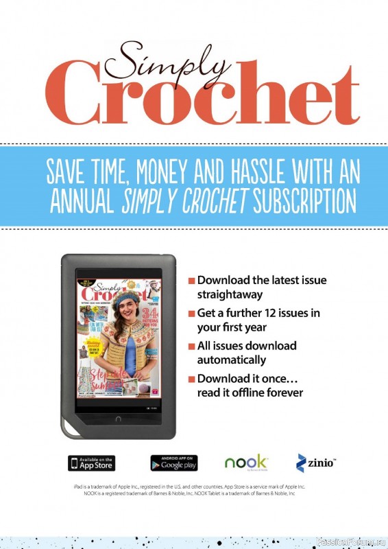 Вязаные модели крючком в журнале «Simply Crochet №124 2022»