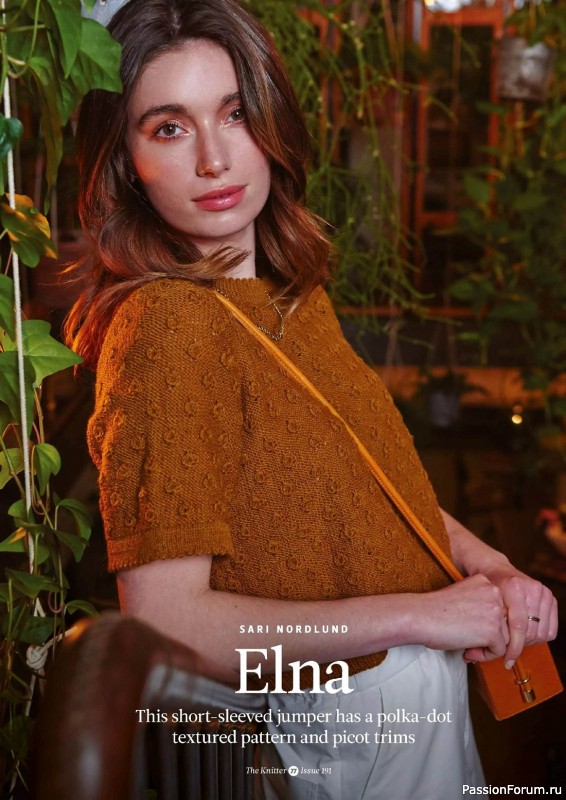 Вязаные проекты спицами в журнале «The Knitter №191 2023»