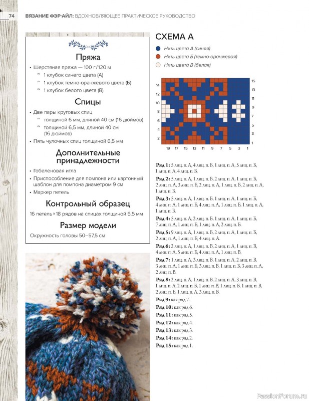 Вязаные проекты в книге «Руководство по многоцветному жаккарду»