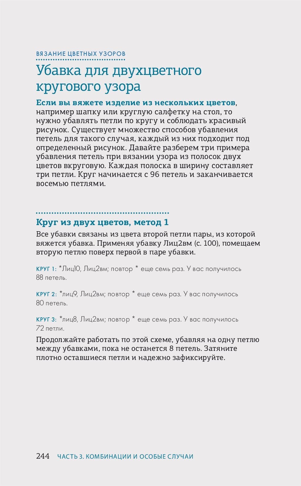 Методы прибавок и убавок вязаного полотна.
