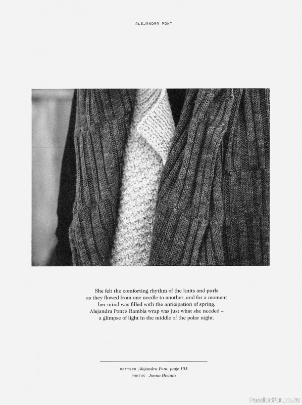 Вязаные проекты в книге «Laine - Spring Winter 2019»