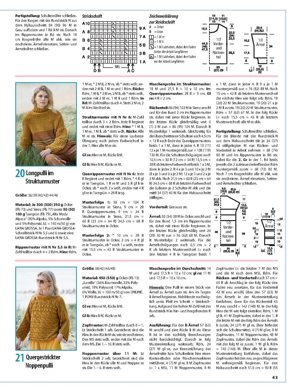 Модели для женщин всех возрастов в журнале "Sabrina" №11 2021